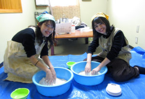 うどん作り水回し