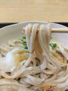 全粒粉を混ぜたうどん
